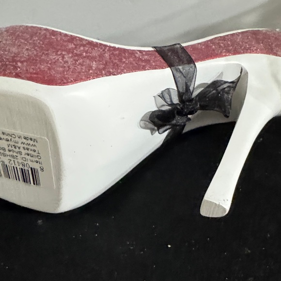 Texas A&M Aggies Glitter Shoe Wine Bottle Holder. 2015 model - Picture 9 of 11